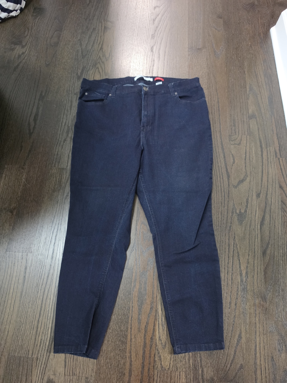 Celebrity Pink Dark Blue Straight Leg Jeans